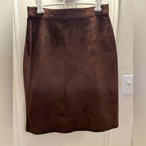 Designer Hemisphere from the past. Suede silk lined Pencil skirt.